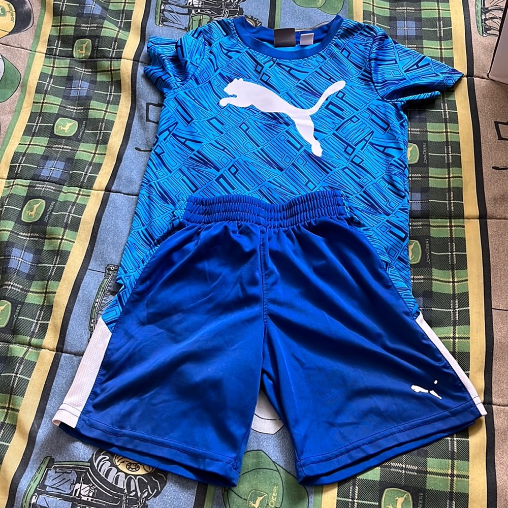 Puma t-shirt and shorts